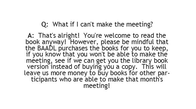 What if I can't make the meeting?